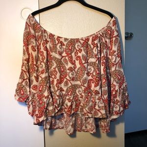 New Show Me Your Mumu Paisley Top